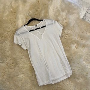LNA white tee